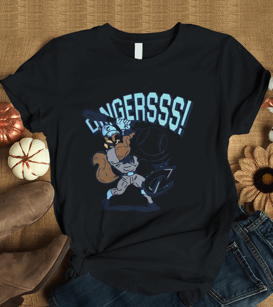 Columbus Clippers Rally Squirrel Dingers Baseball T-Shirt