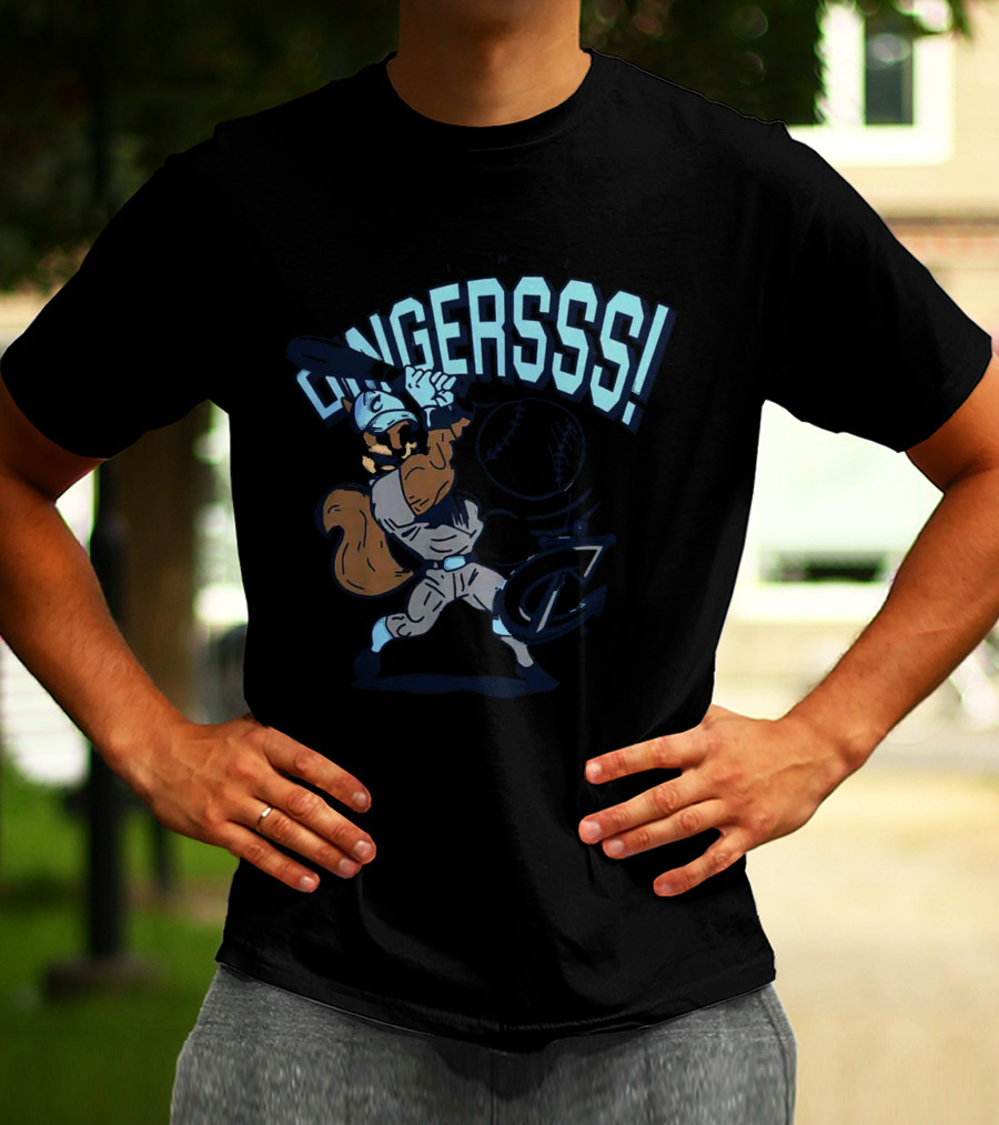 Columbus Clippers Rally Squirrel Dingers Baseball T-Shirt