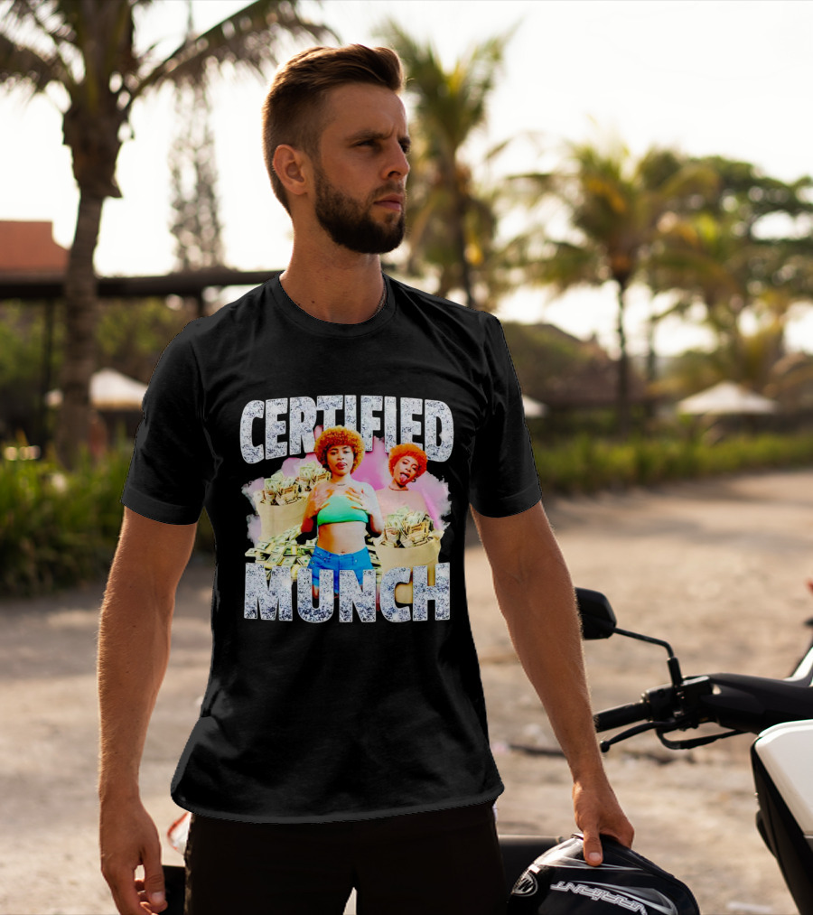 Certified Munch Ice Spice Colorful Money Stacks T-Shirt
