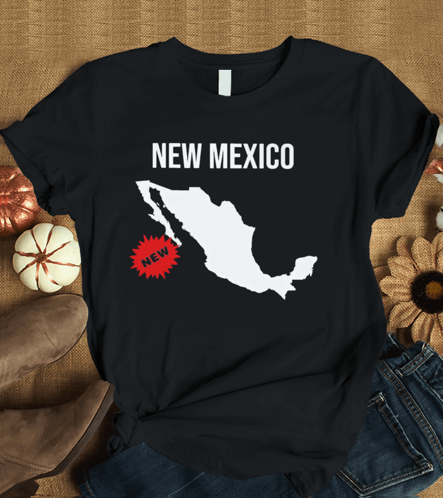 New Mexico New Map T-Shirt