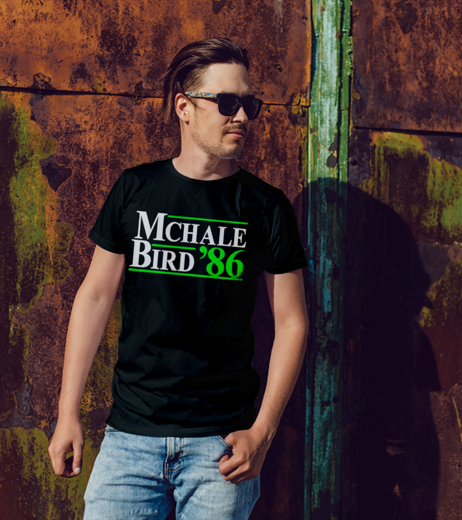Mchale Bird '86 NBA Boston Celtics Duo T-Shirt