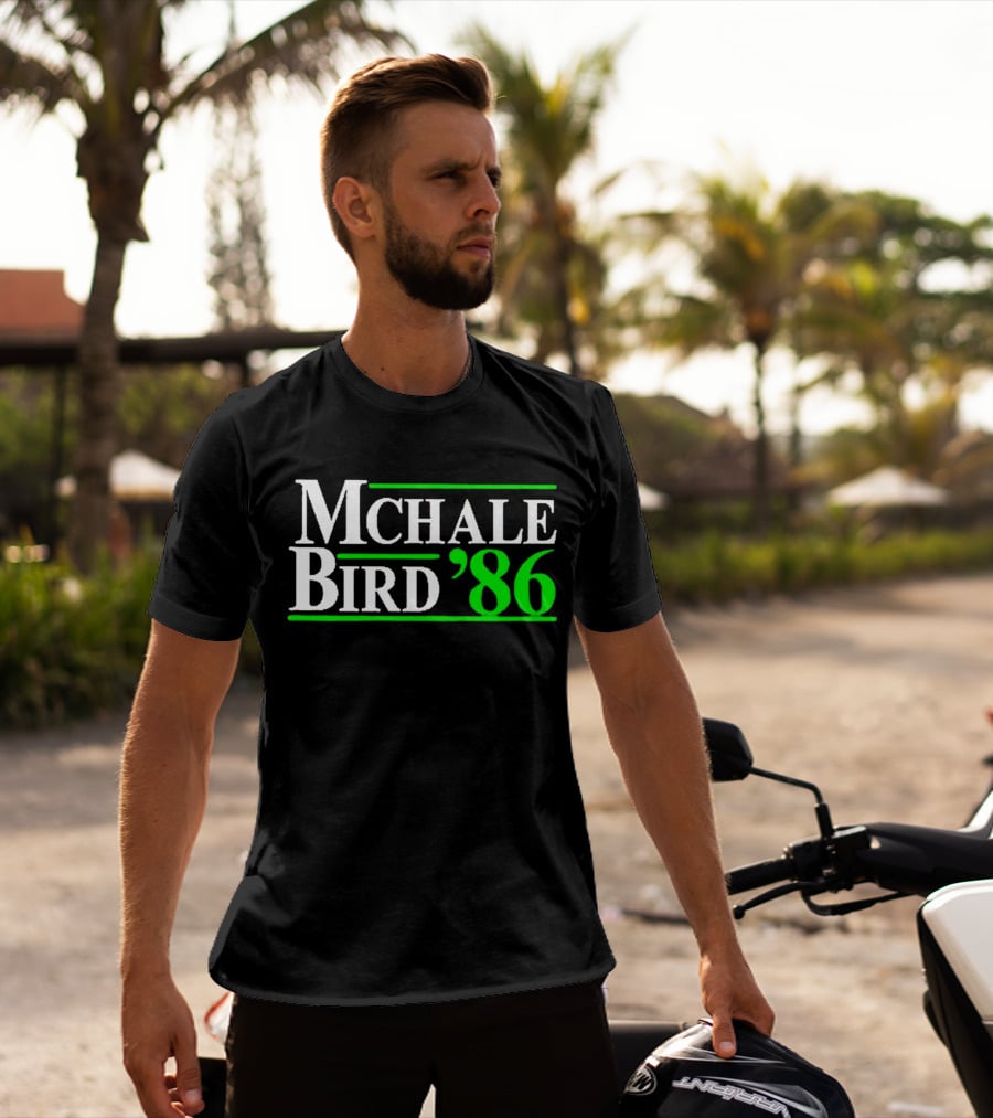 Mchale Bird '86 NBA Boston Celtics Duo T-Shirt
