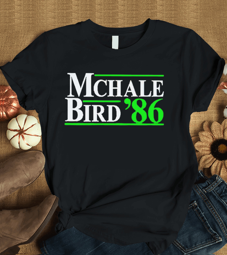 Mchale Bird '86 NBA Boston Celtics Duo T-Shirt