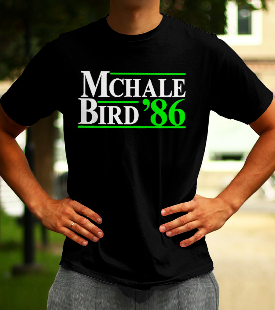 Mchale Bird '86 NBA Boston Celtics Duo T-Shirt