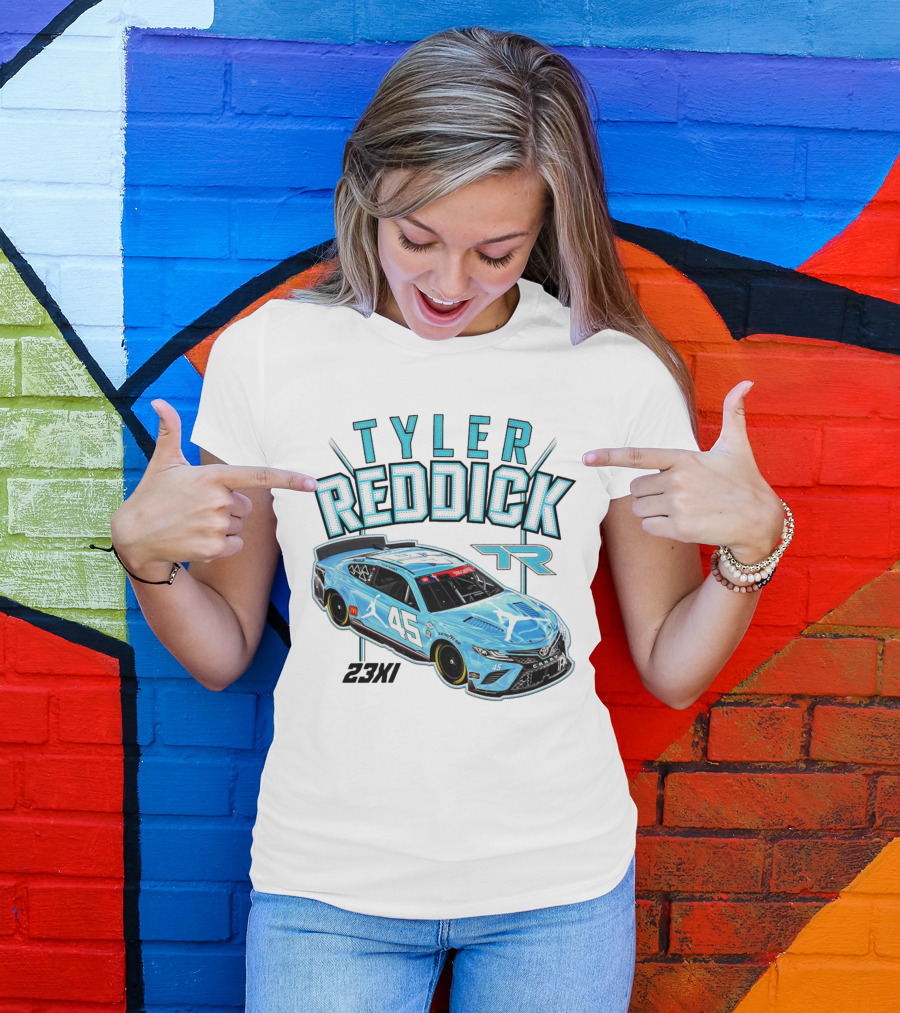 Tyler Reddick 23XI Jumpman 45 Car T-Shirt