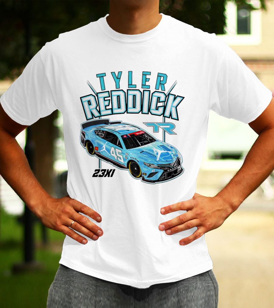 Tyler Reddick 23XI Jumpman 45 Car T-Shirt