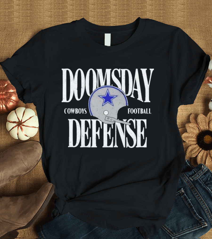 Doomsday Defense Cowboys Football Helmet Iconic Dallas Star T-Shirt