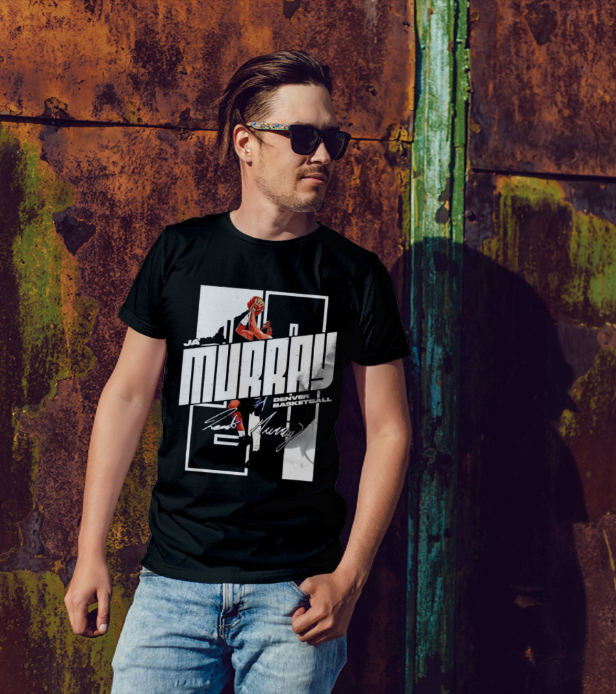 Denver Basketball Jamal Murray Signature NBA Player 27 T-Shirt