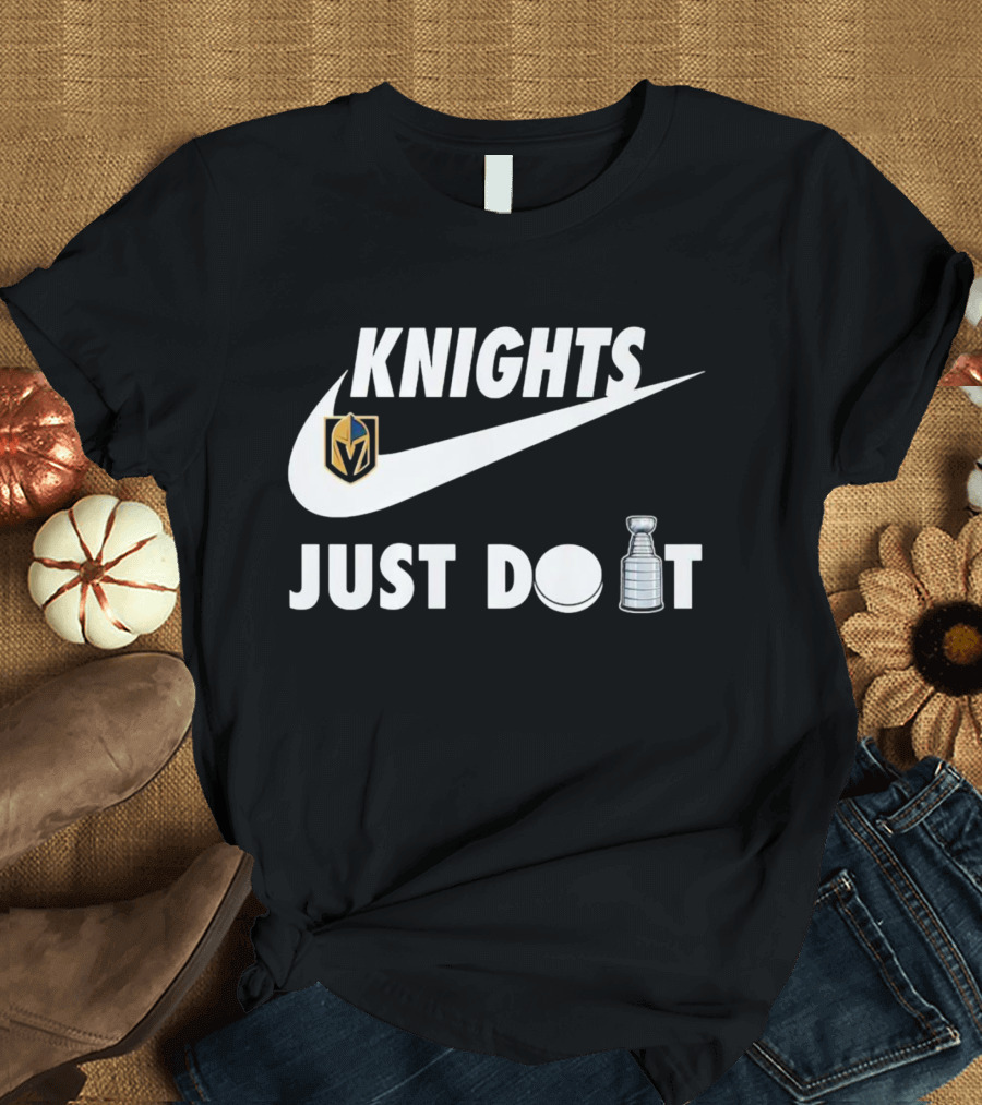 Knights Vegas Golden Hockey Just Do It Cup T-Shirt