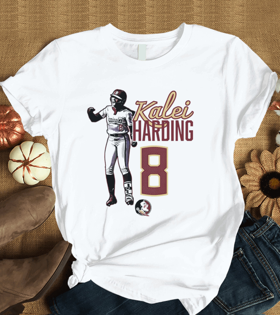 Kalei Harding 8 Florida State Seminoles Player T-Shirt