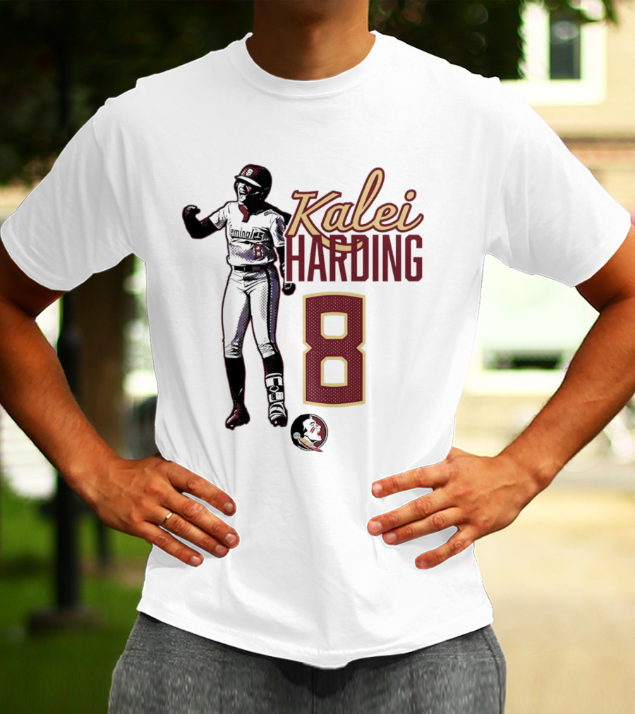 Kalei Harding 8 Florida State Seminoles Player T-Shirt