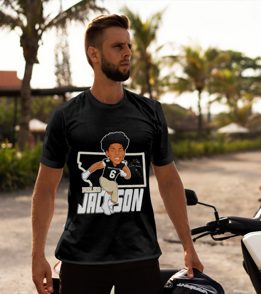 Miles Jackson Bobcat Collective Signature Montana State Bobcats T-Shirt