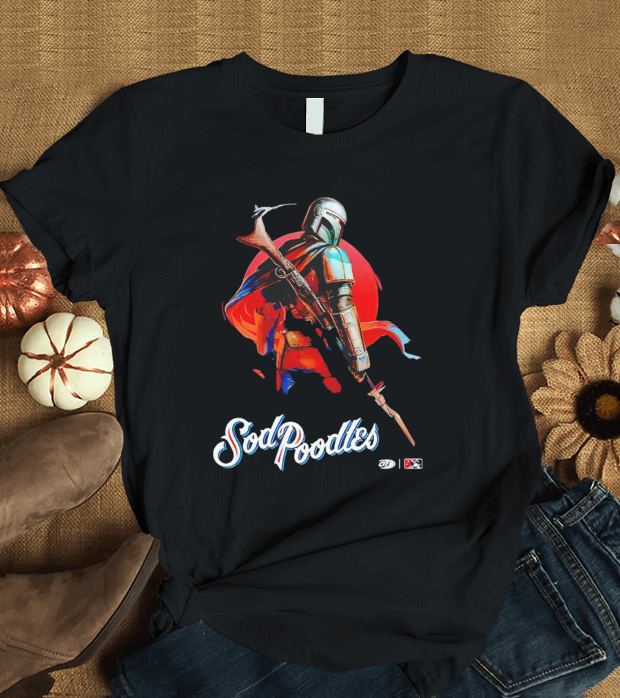 Sod Poodles Star Wars Mandalorian Collaboration T-Shirt