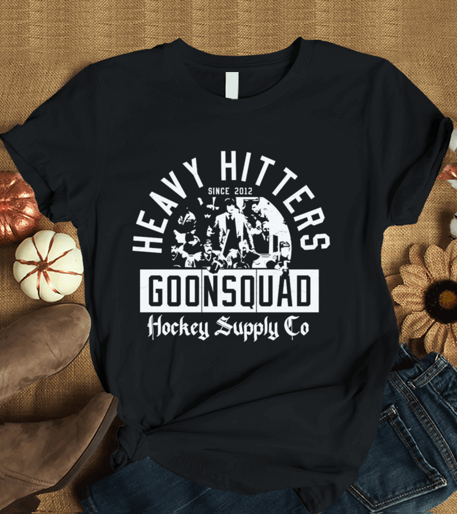 Heavy Hitters Goonsquad Since 2012 Hockey Supply Co T-Shirt