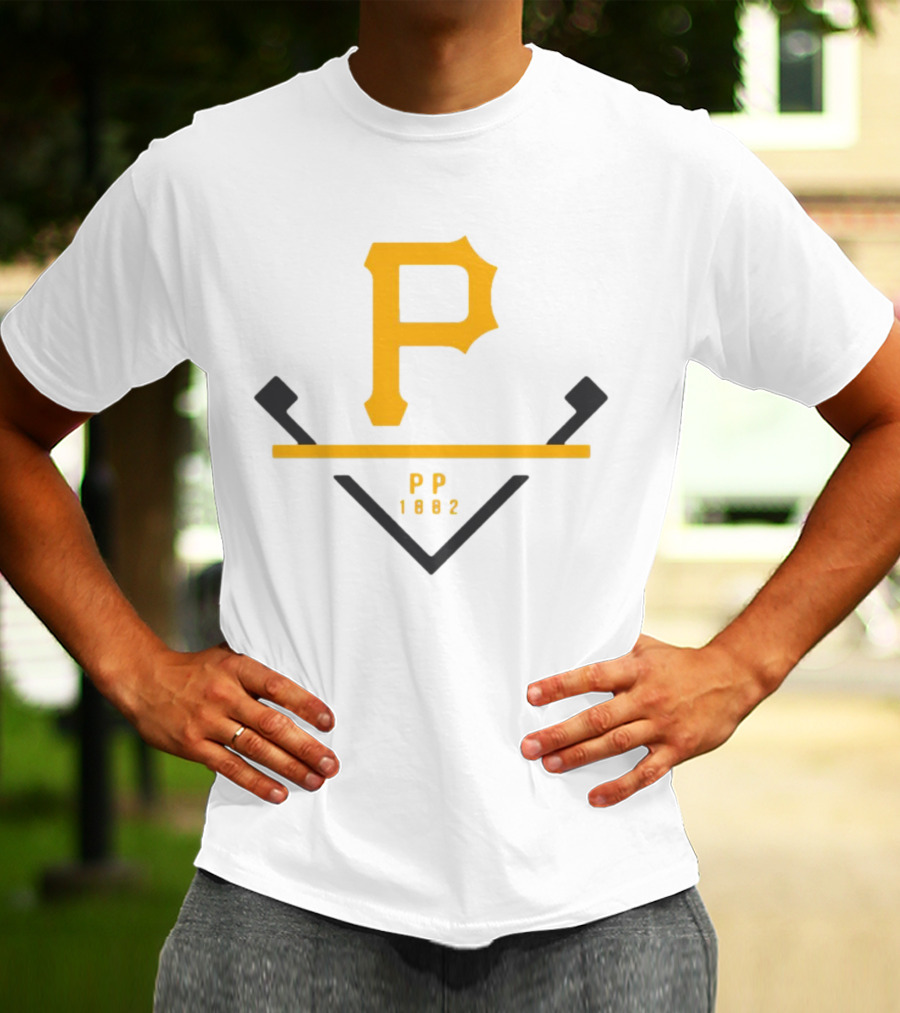 Pittsburgh Pirates P PP 1882 Baseball T-Shirt