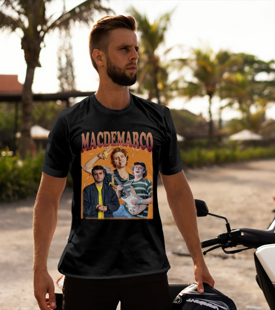 Mac Demarco Cigarette Portrait Trio T-Shirt