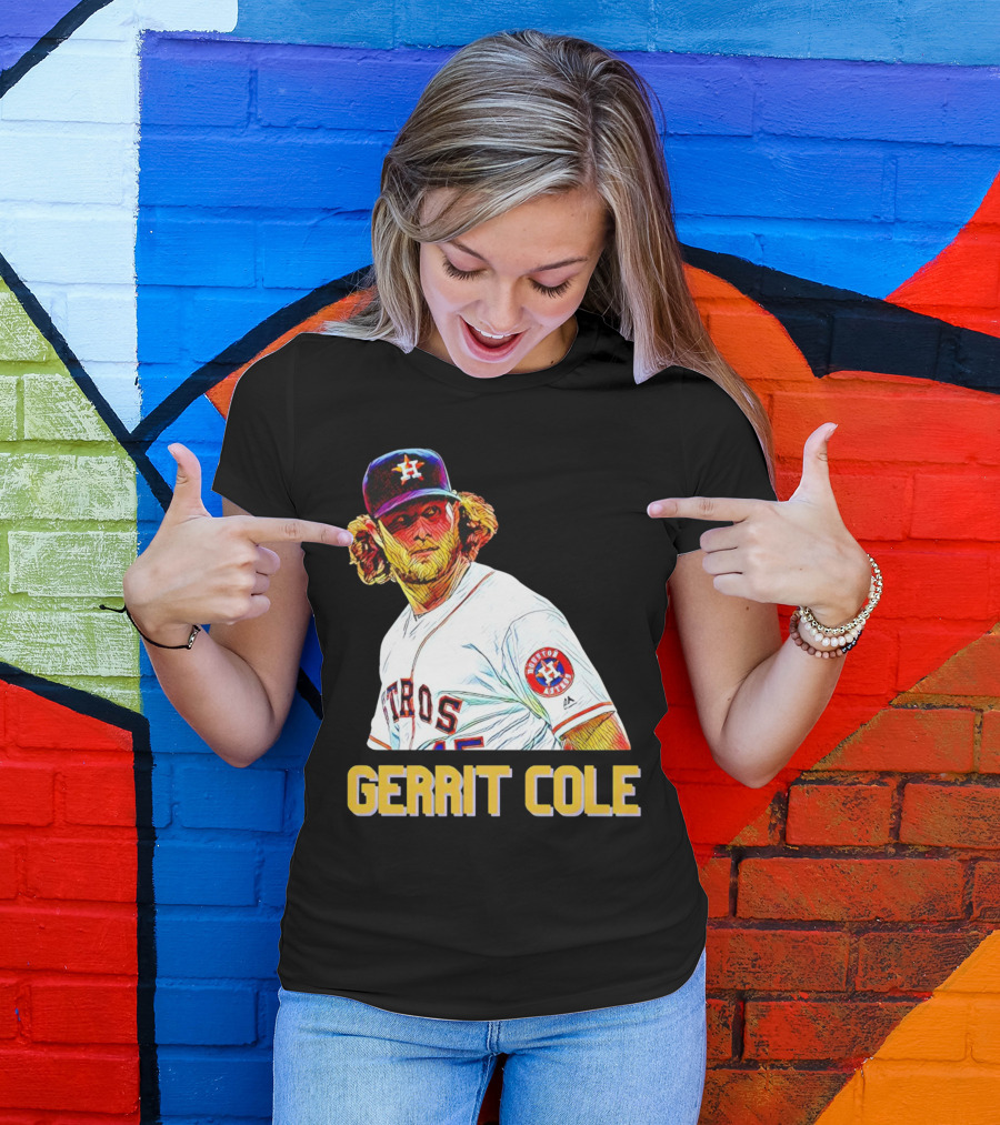 Gerrit Cole Astros Houston Baseball Player T-Shirt