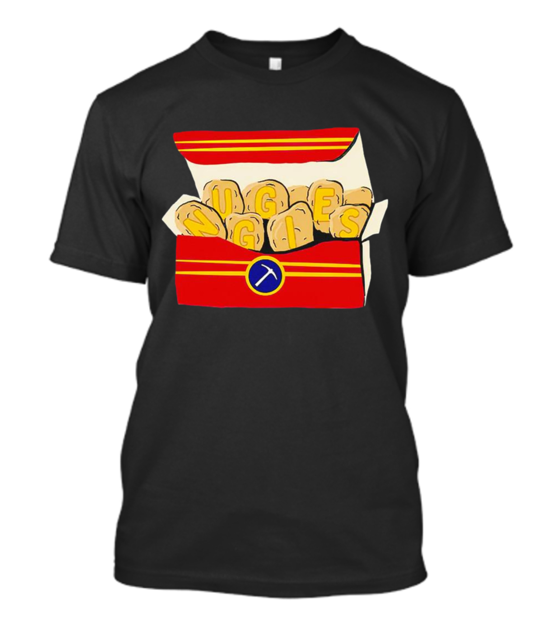 Denver Nuggets Chicken Nuggets Box With Basketball T-Shirt