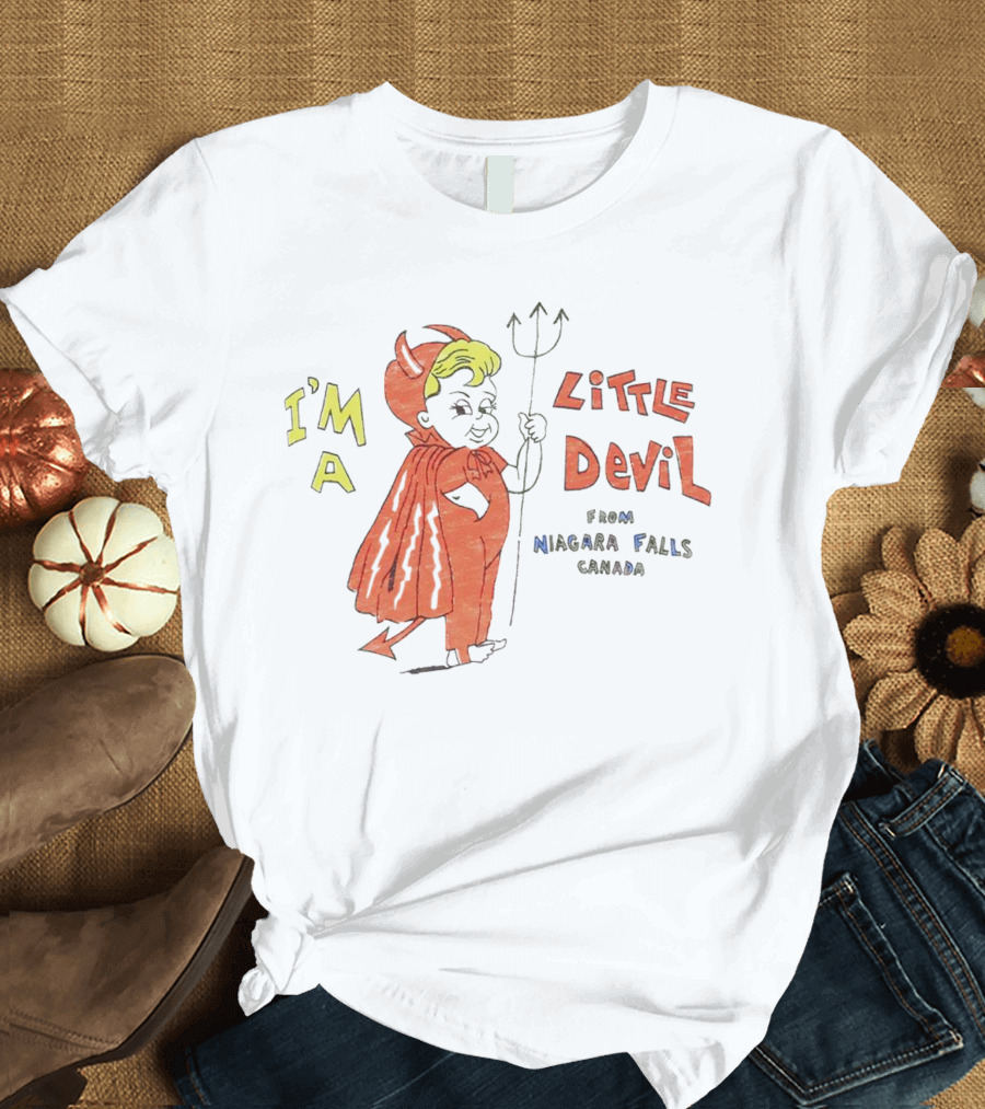 I'M A Little Devil From Niagara Falls Canada T-Shirt