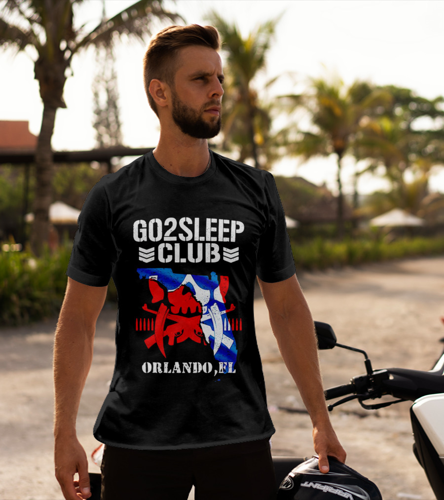 Go2Sleep Club Florida Theme Orlando FL Kenta T-Shirt