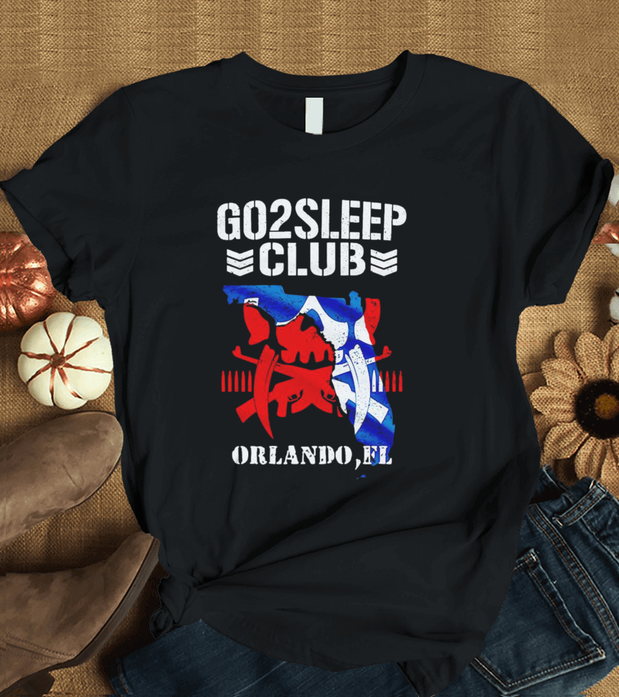 Go2Sleep Club Florida Theme Orlando FL Kenta T-Shirt
