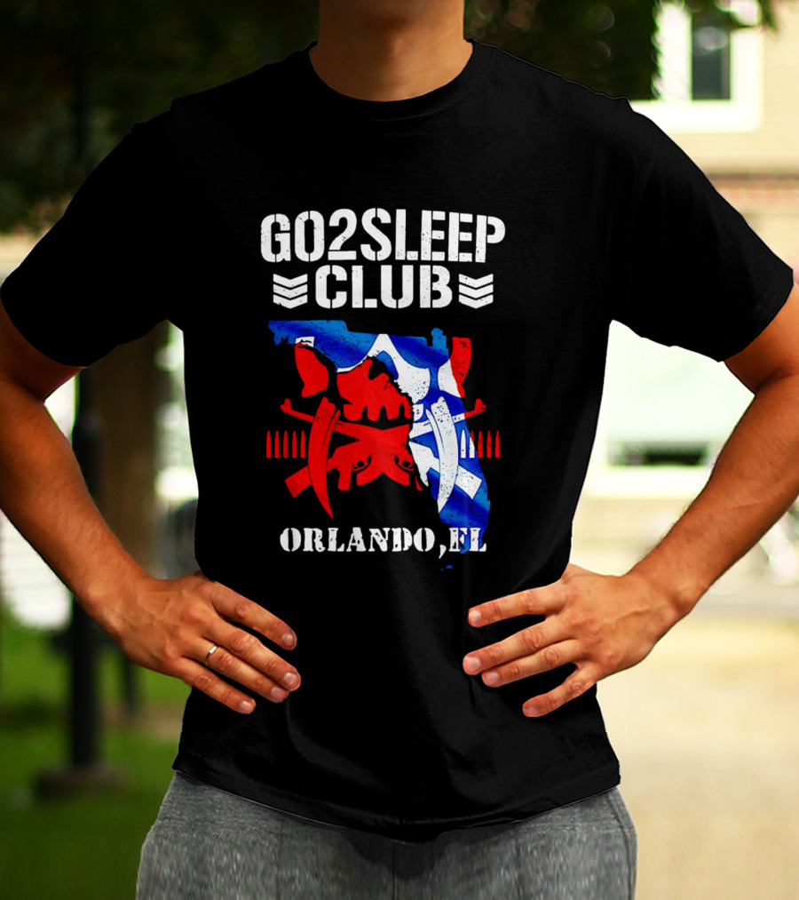 Go2Sleep Club Florida Theme Orlando FL Kenta T-Shirt