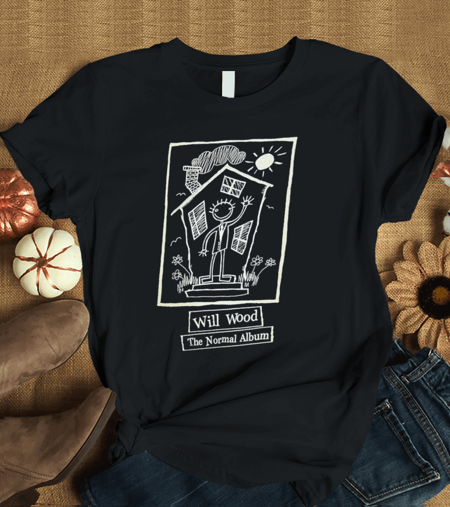 Will Wood The Normal Album House And Sun Drawing T-Shirt