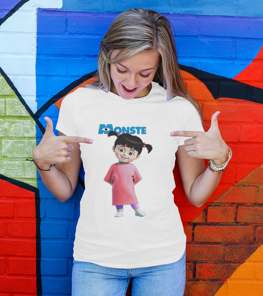 Boo Monsters Monste Pixar Animation Character T-Shirt