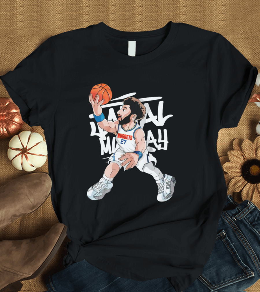 Denver Nuggets Jamal Murray Mile High Basketball Jumper T-Shirt