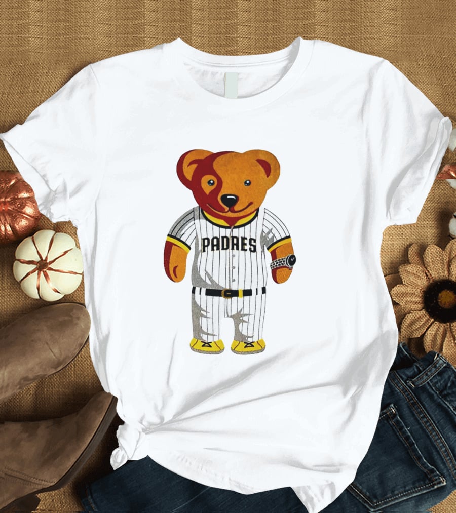 Oris Bear Padres San Diego Baseball Team T-Shirt