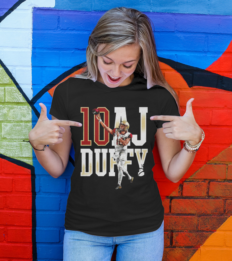 Aj Duffy 10 Florida State Seminoles Football Player T-Shirt