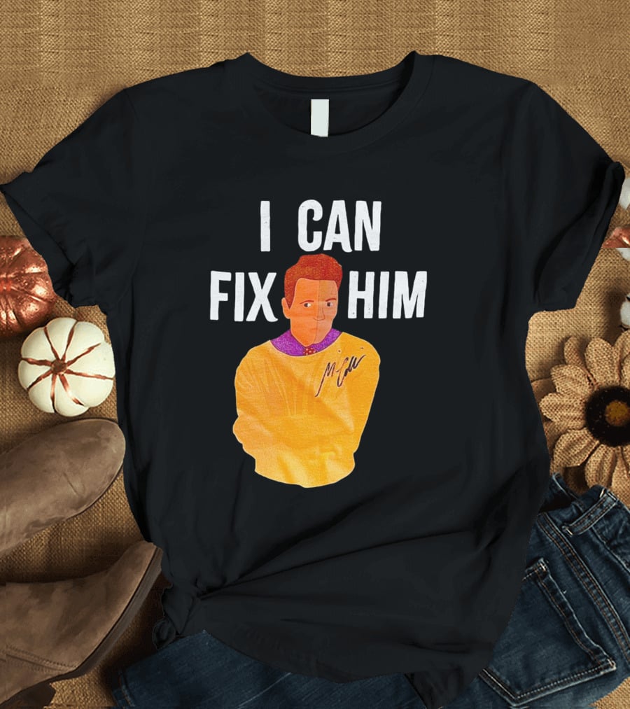 Misha Collins I Can Fix Him Orange T-Shirt