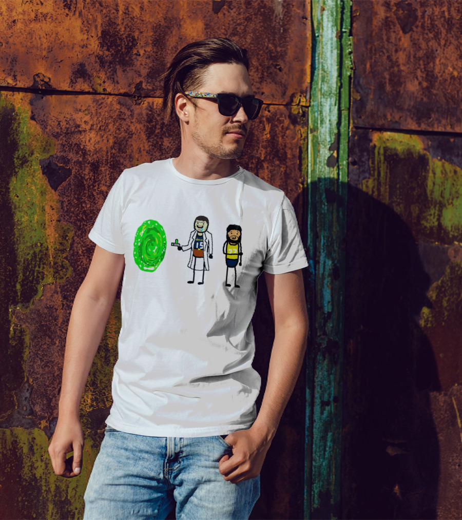 Rick-ola Jokic And Jamal Morty Denver 15 27 Portal T-Shirt