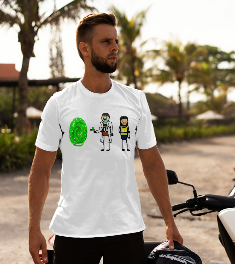 Rick-ola Jokic And Jamal Morty Denver 15 27 Portal T-Shirt