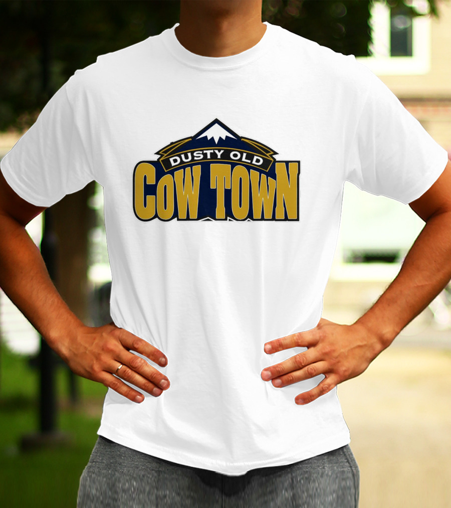 Denver Nuggets Dusty Old Cow Town Rocky Mountains T-Shirt