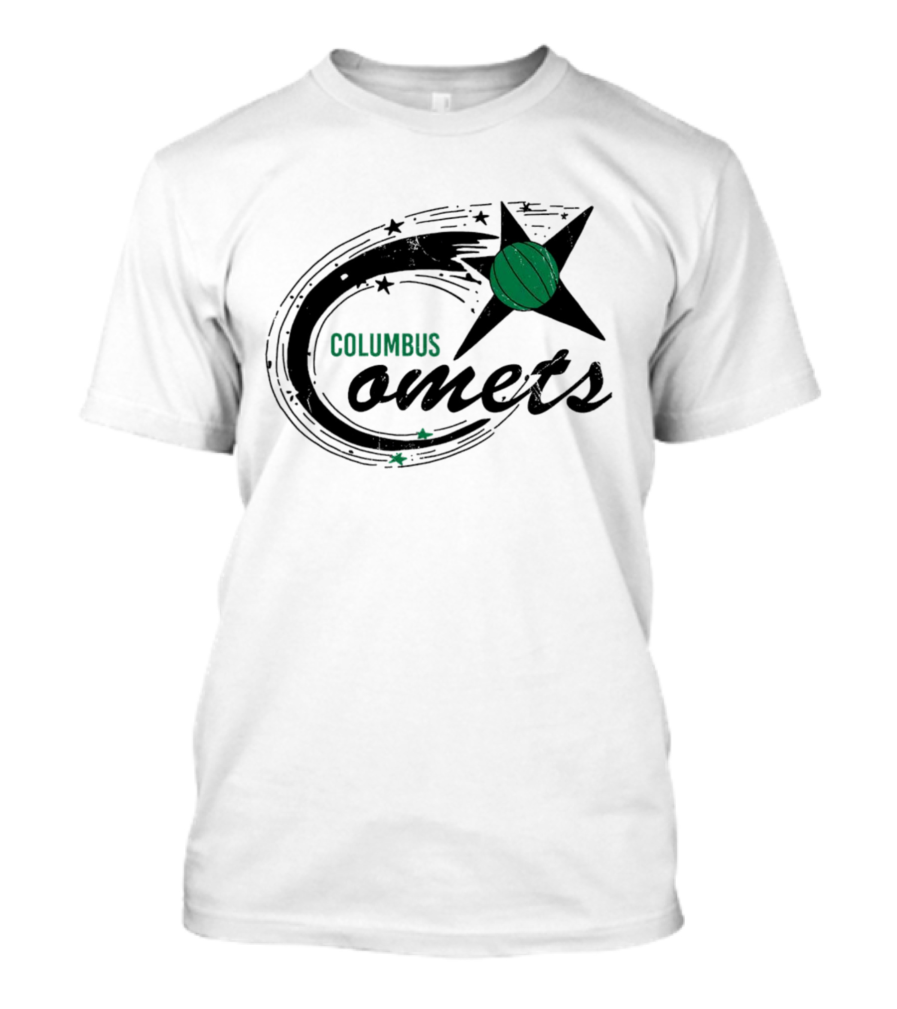 Columbus Comets Basketball Star T-Shirt