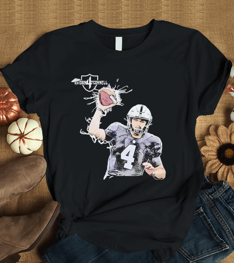 Aidan O’connell Las Vegas Raiders Football Quarterback T-Shirt