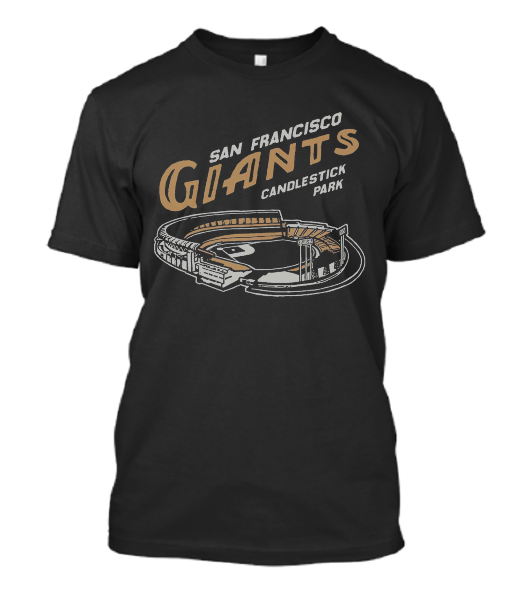 San Francisco Giants Candlestick Park Stadium Vintage T-Shirt