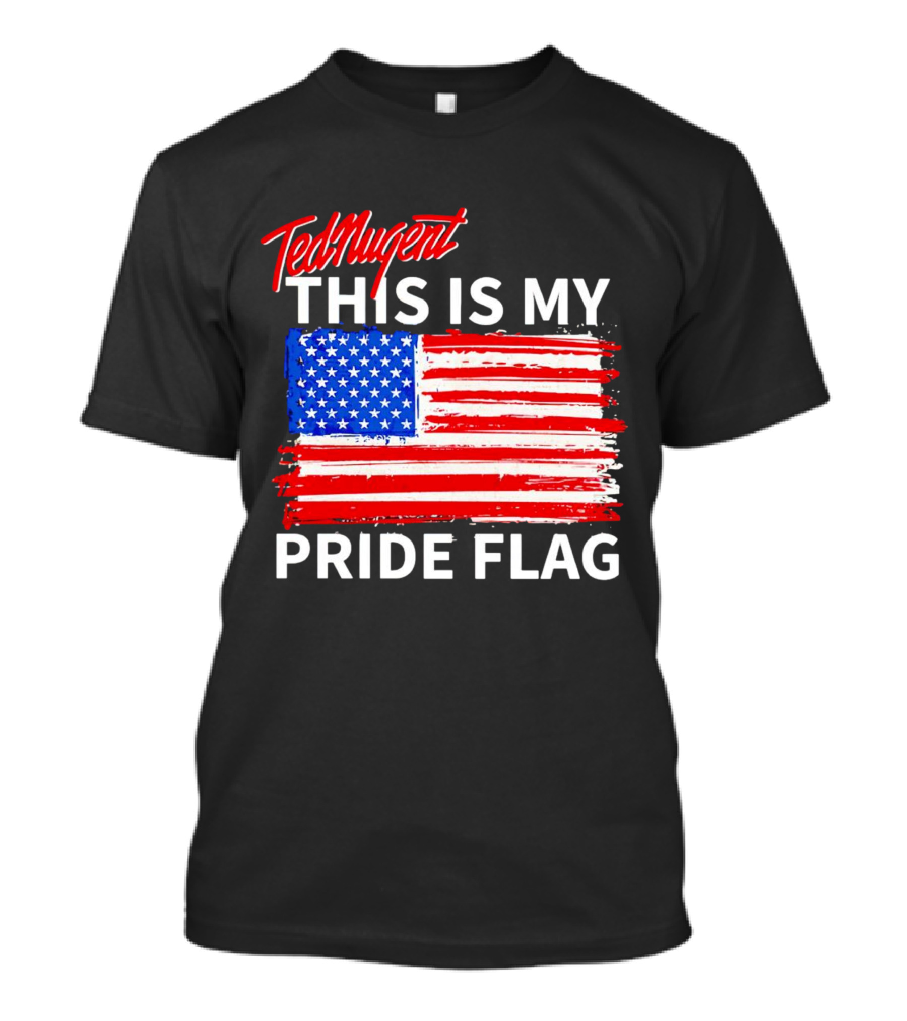 Ted Nugent This Is My Pride Flag American Colors T-Shirt