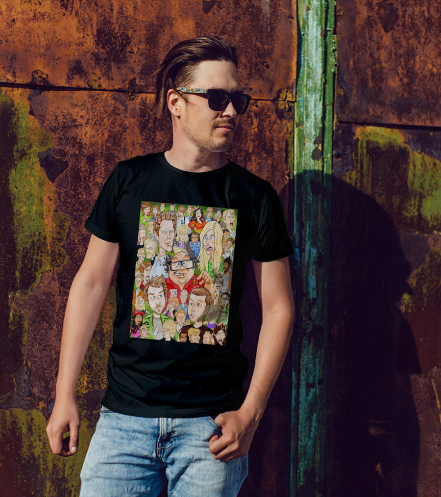 It’s Always Sunny In Philadelphia Character Collage T-Shirt