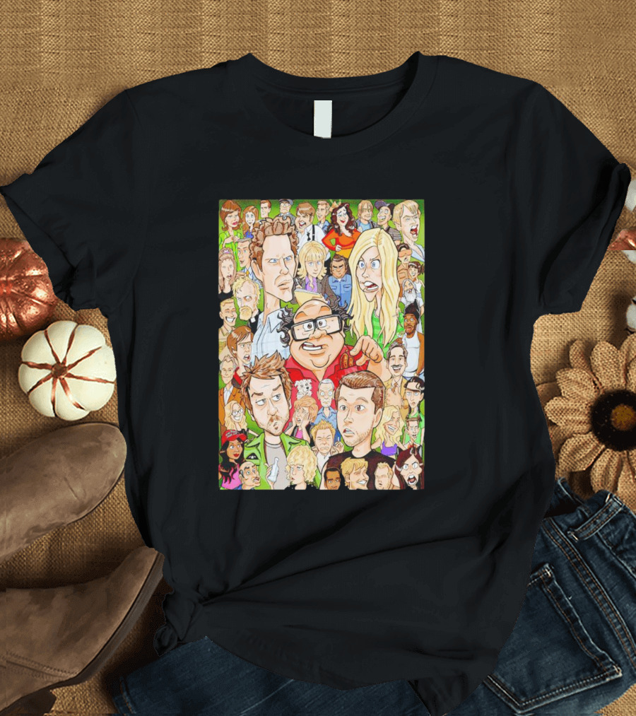It’s Always Sunny In Philadelphia Character Collage T-Shirt