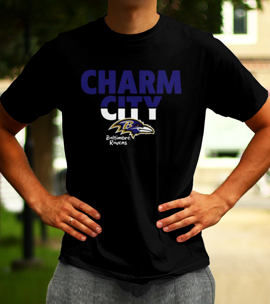 CHARM CITY Baltimore Ravens T-Shirt