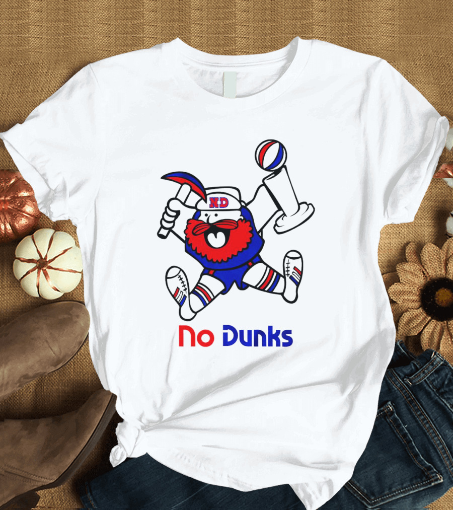 Denver Nuggets No Dunks Basketball Miner Enthusiast T-Shirt