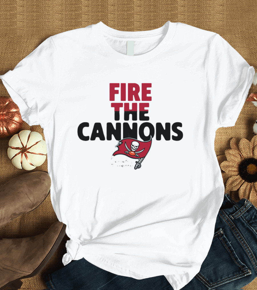 FIRE THE CANNONS Tampa Bay Buccaneers T-Shirt