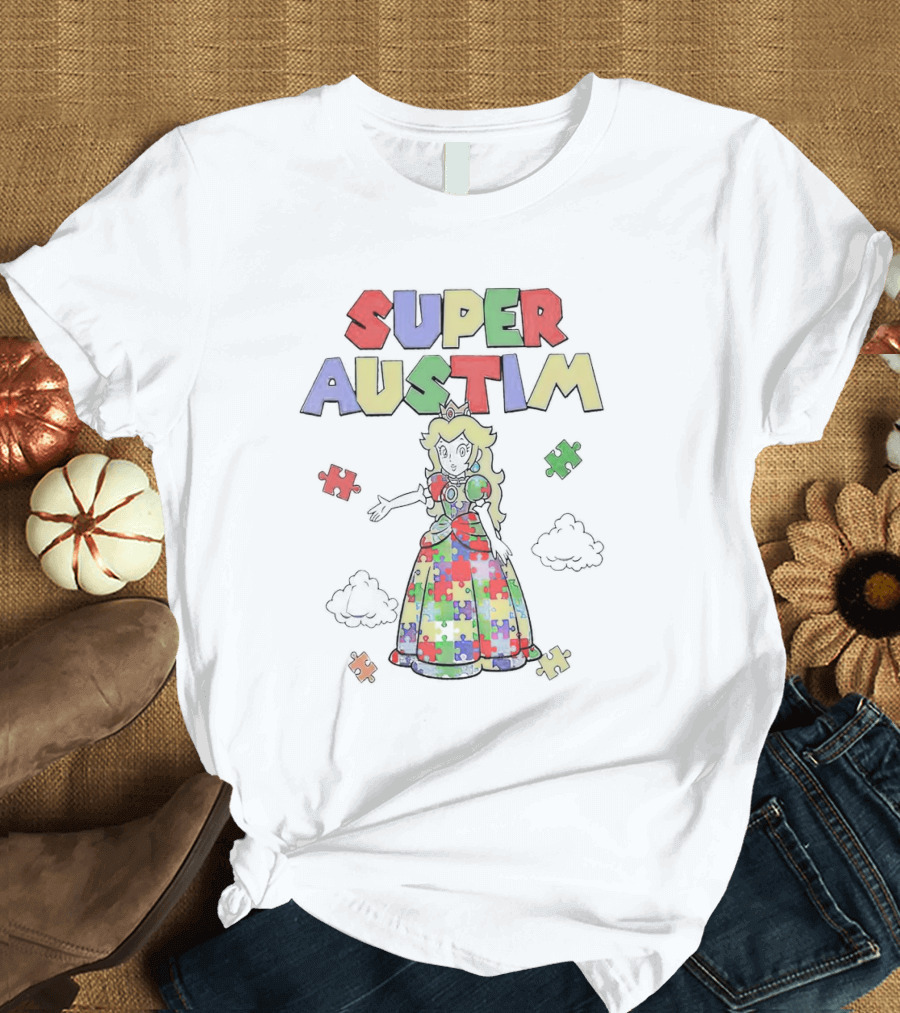SUPER AUTISM PRINCESS PUZZLE PIECES T-Shirt