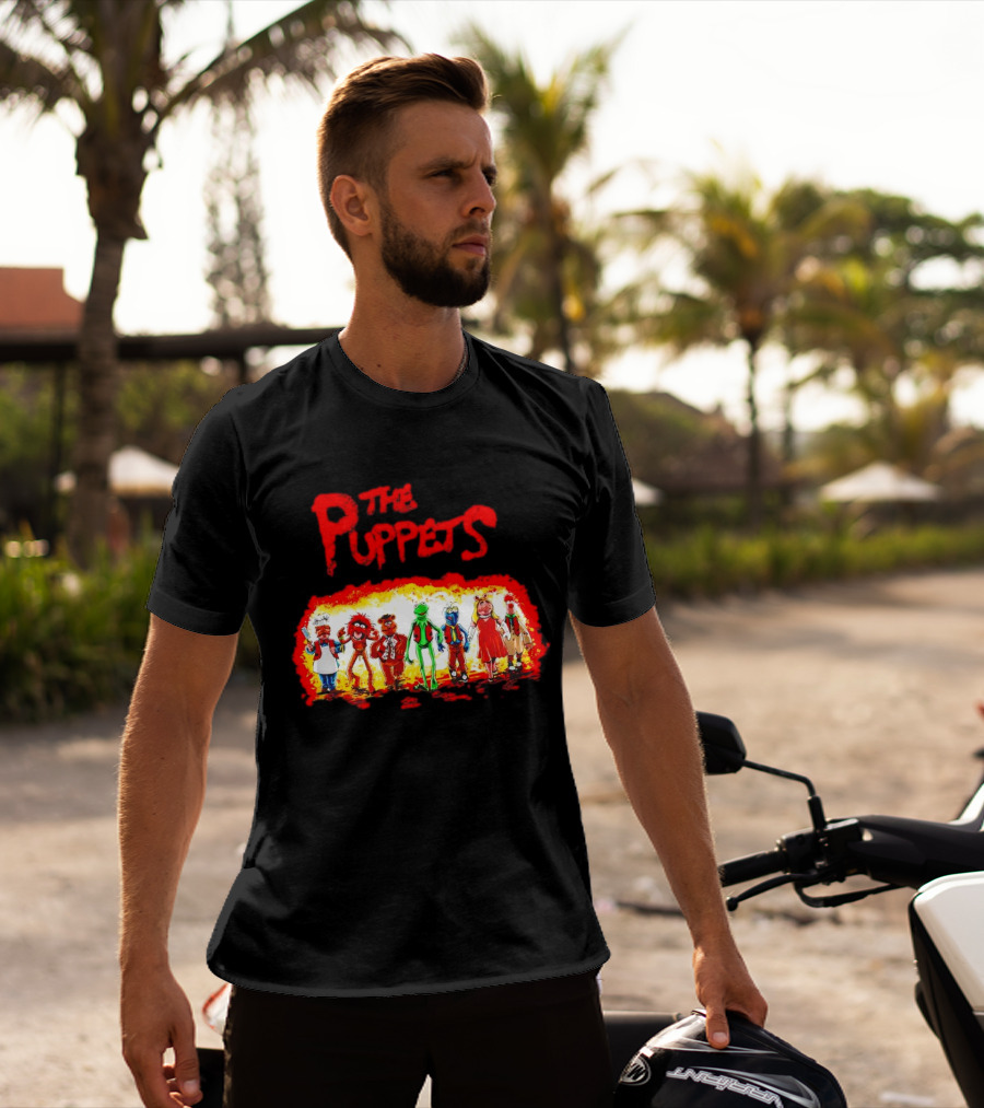 The Puppets Walking In Colorful Lineup T-Shirt