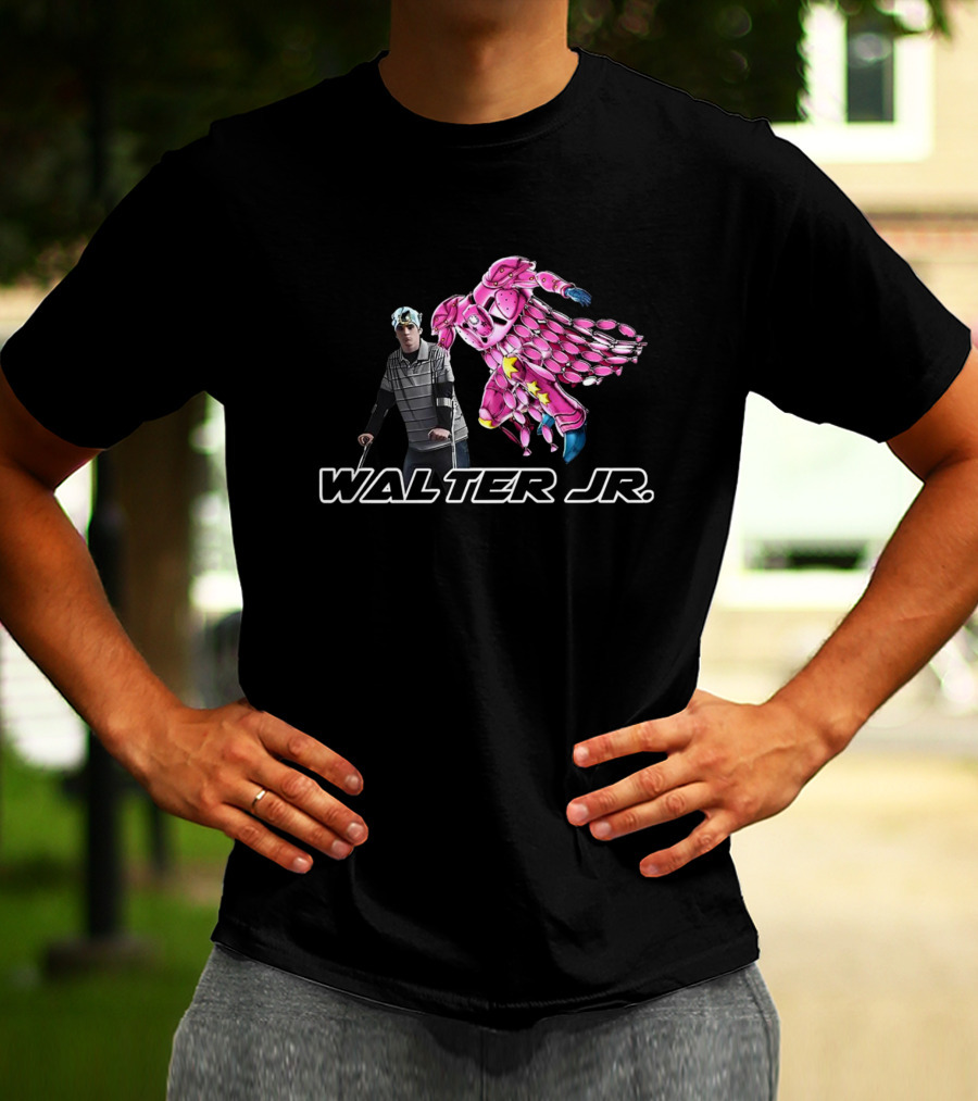 Walter Jr Tusk Act 4 Pink Armored Stand Style Duo T-Shirt