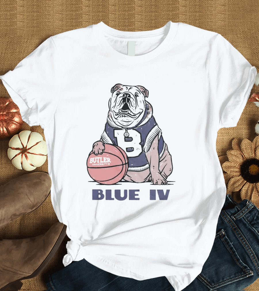 Butler University Bulldogs Blue IV Basketball T-Shirt
