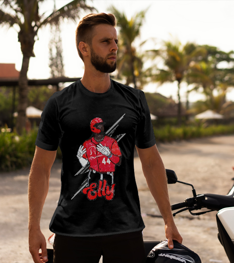 Elly De La Cruz 44 Red Baseball Player SZN T-Shirt