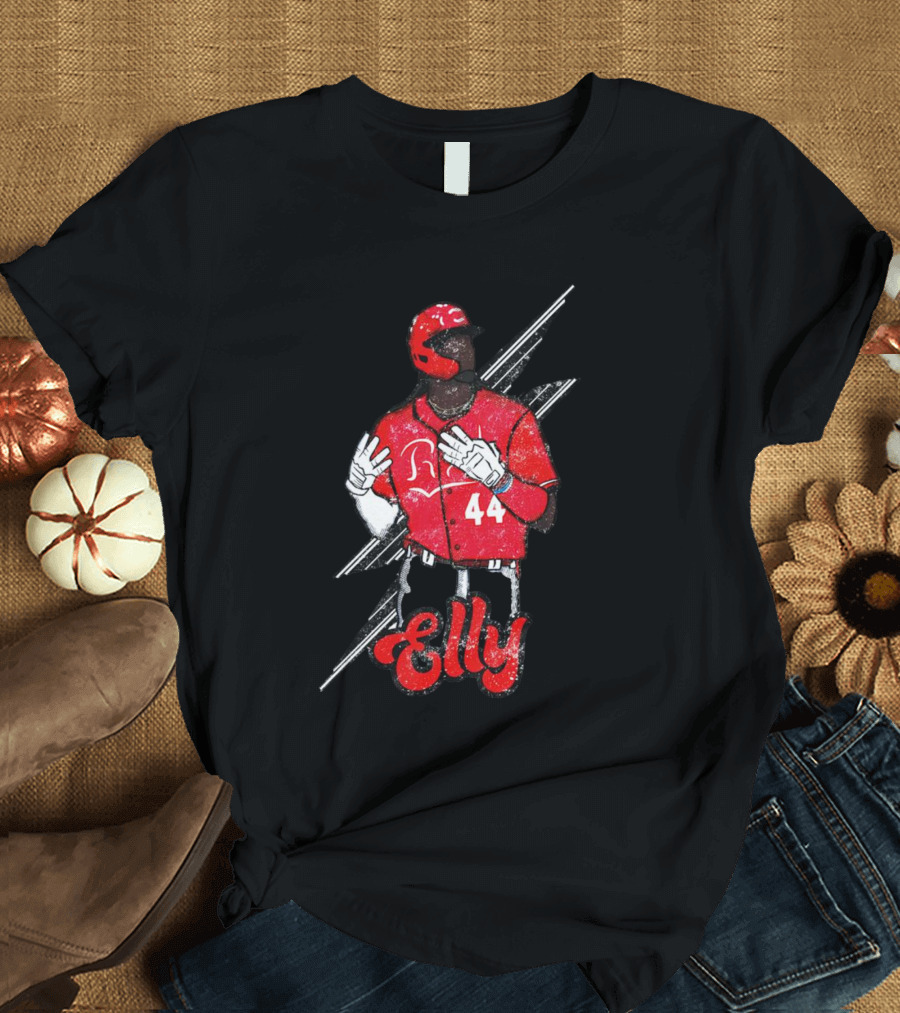 Elly De La Cruz 44 Red Baseball Player SZN T-Shirt